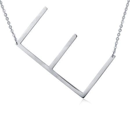 IN STOCK -Large Slanted Initial