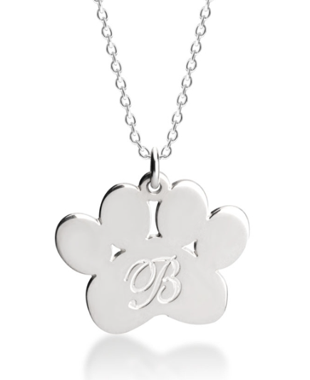 New Item - Paw Initial Necklace