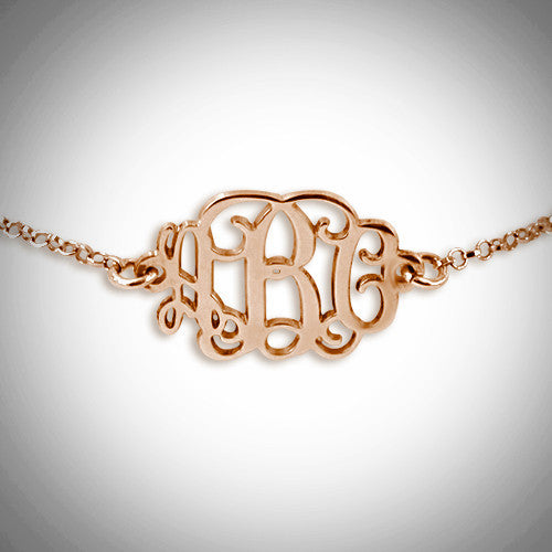 Monogram Cursive Bracelet/Anklet