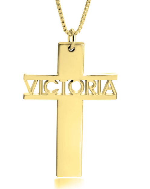 NEW YEAR 23 Cross Name Necklace