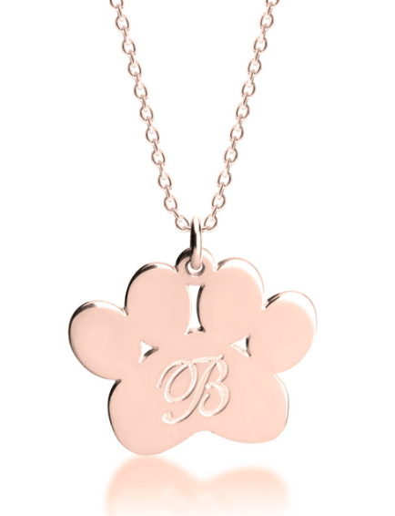 New Item - Paw Initial Necklace