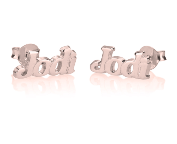 Name Stud Earrings